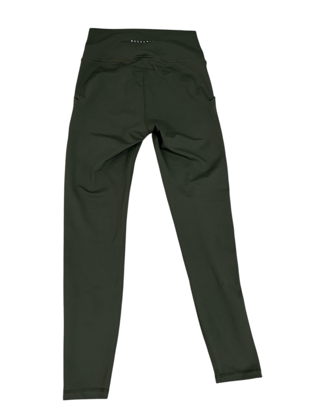 NWT allfenix High-Rise olive green pocket  7/8 Leggings moisture wicking medium